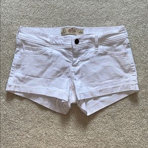 White Hollister Shorts